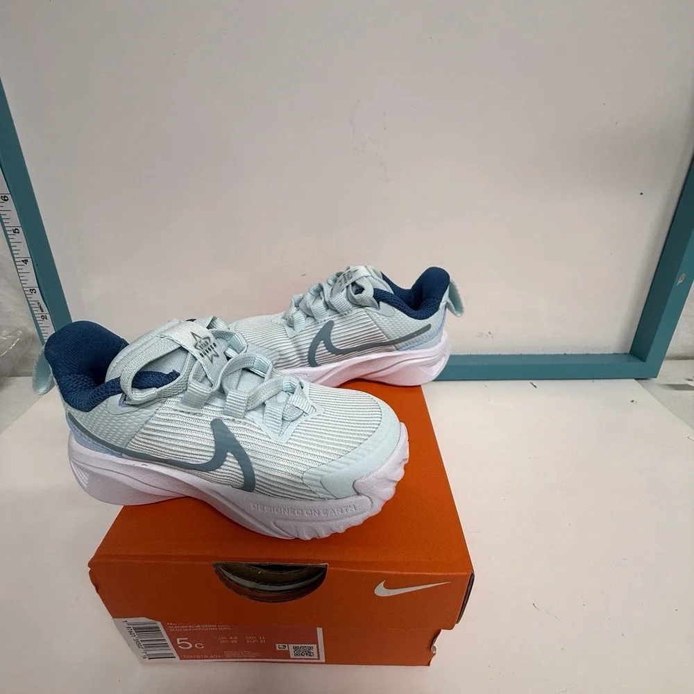 Nike Star Runner 4 NN Size 5c Toddler Shoes Glacier Blue New